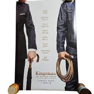 Kingsman The Golden Circle 2017 Original Movie Poster 27x40 Taron Egerton D/S